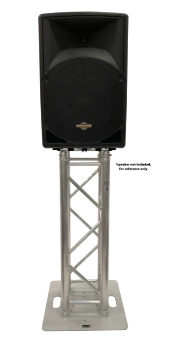 DJ Lighting Aluminum Truss Light Weight 1 Meter 3.28 ft Totem System Moving Head Includes Aluminum Mount For Speakers+Perfect For Lights