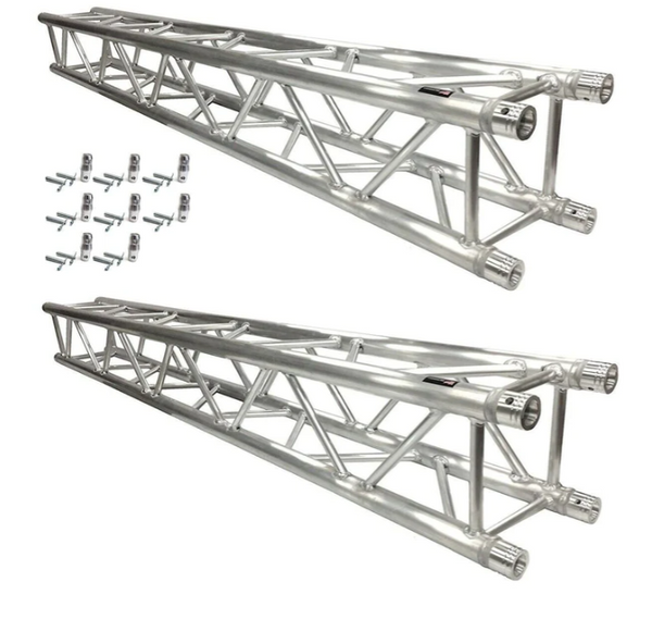 Two (2) LK-2.5 8.20 FT/2.5M Square Aluminum 290mm.x290mm. Box Lighting 2" Diameter Trussing