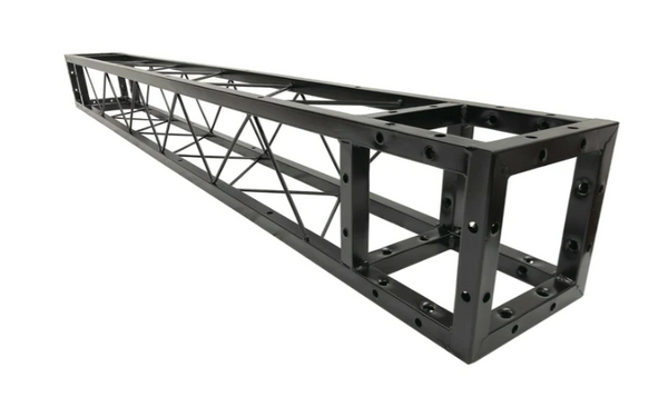 LK-20200 2 Meter 6.56 ft. Square 8"x8" Black Trussing Box Truss Section Bolted