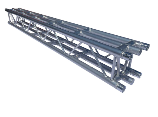 LK-H2929.2.5 Heavy Duty 8.2FT (2.5 Meters) 3mm. Thickness Straight Square Aluminum Truss Segment For LED Video Walls With 3 Chords