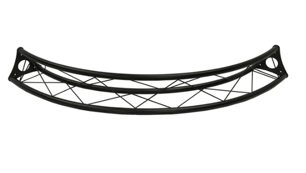 Tri-Truss 1.5" Piping 90° quarter Section Makes 9.25Ft Circle Trussing 10" Width