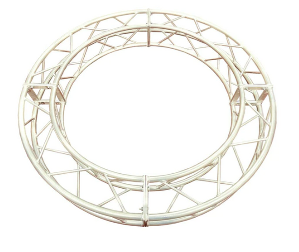 5' Diameter Circle Circular Aluminum Square Truss 1.25" Piping 8" Width DJ PA