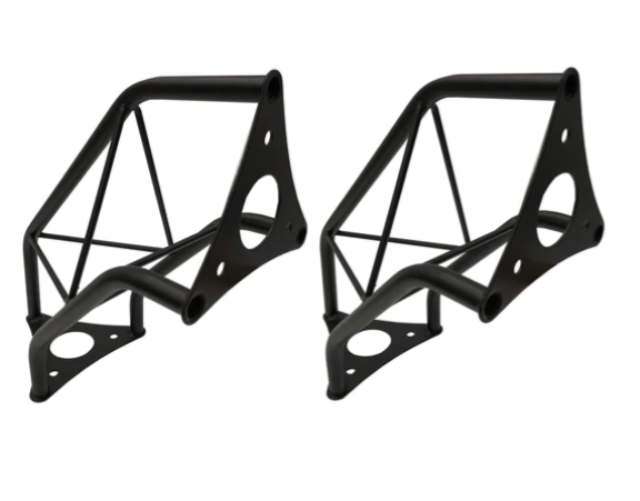 (2) Two Black Metal Corners Mini 6" Bolted Triangle Trusses DJ Lighting Arch