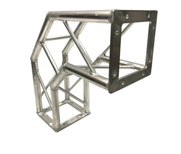 19" Bolt Corner For DJ Light Stand 8"X8" Square Trussing With 1.25" Tubing