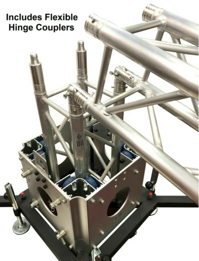 8.50 Ft. H + 20 Ft. W Ground Support Truss Lifting Tower Roof System Outriggers