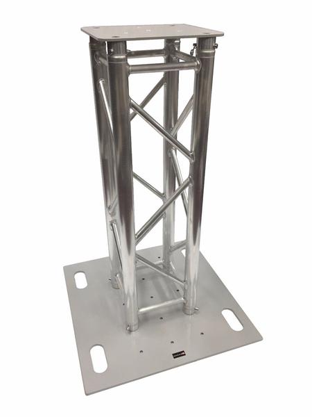1 Meter 3.28 Ft Truss Aluminum DJ Lighting Tower Square Trussing Totem With Top
