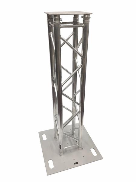 1.5 Meter 4.9 Ft Truss Aluminum DJ Lighting Tower Square Trussing Totem With Top