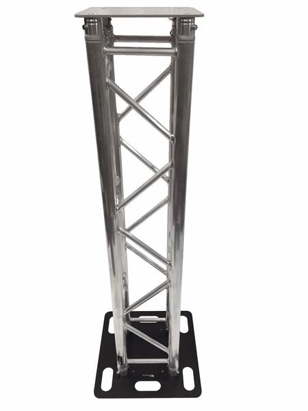 1.5 Meter 4.9 Ft Truss Aluminum DJ Lighting Tower Square Trussing Totem With Top