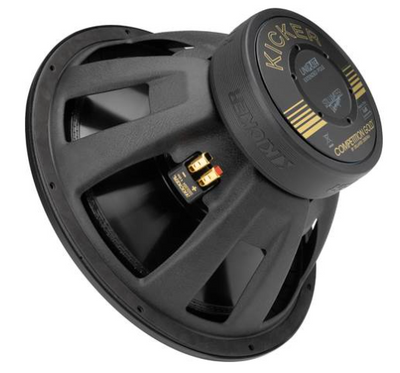 Kicker Comp Gold 10 Comp Gold Series 10" dual 4-ohm voice coil component subwoofer