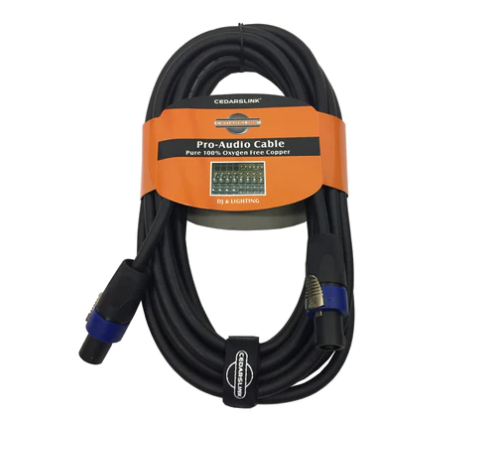 LK-SP 25FT Premium Speakon-Speakon 100% Copper Cable Shielded
