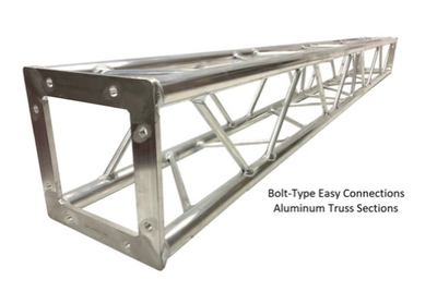 Trade Show Booth Trusses DJ Stage 9ftx10ftx10ft Aluminum Box Truss Exhibition