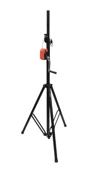 LK-T15 DJ Pro Lighting 10 Foot Crank Light Stand & Square Truss T-Bar Adapter