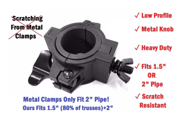 O CLAMP - DJ & Stage Lighting Heavy Duty Mounting O Clamps for Stand and Truss