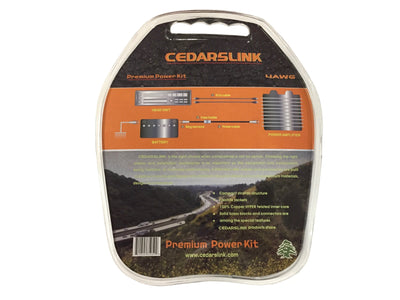 Cedarslink CDL-5600 Premium 4 AWG Amplifier Installation Kit