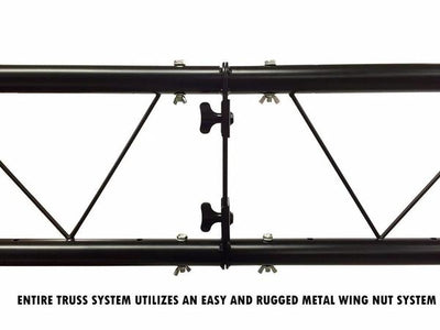 LK-X15 15FT Portable DJ Lighting Truss/Stand w T-Bar Trussing Stage System With Quick Connection System