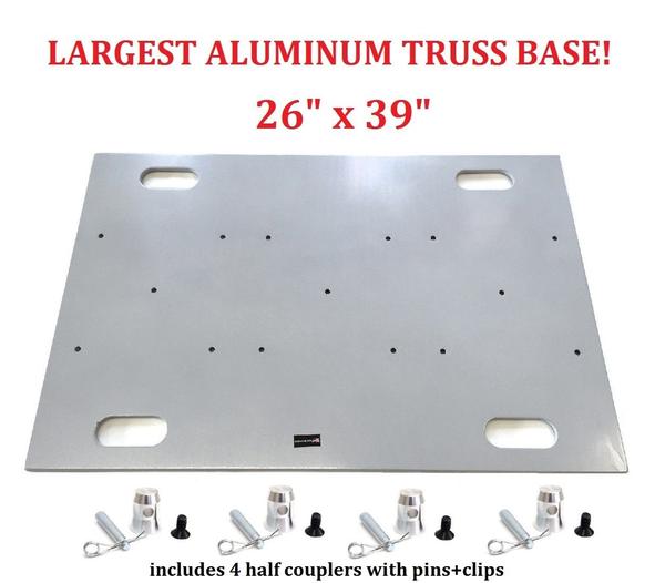 LK-2639 26"x39" Aluminum Rectangle Base/Top Plate Box Trussing Light Columns