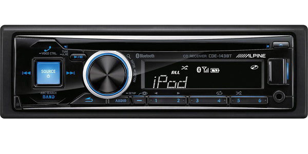  Alpine CDE-163BT Advanced Bluetooth CD Receiver
