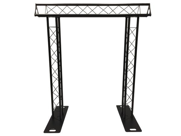 BLACK TRUSS ARCH KIT 7.5FT Height Mobile Portable DJ Lighting System Metal Arch
