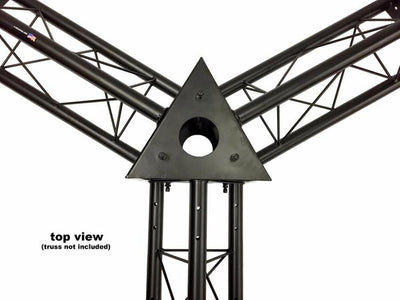 5 Sided Triangle Truss Angle Black Metal DJ Lighting PA Trussing Bolted System