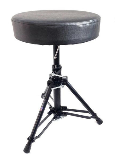 LK-455 Foldable Drum Throne Padded Seat Stool Stand Drummers Percussion Chair