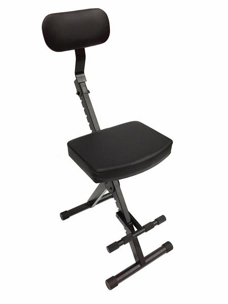 LK-565 Portable DJ/Guitar/Drum/Keyboard Padded Throne/Chair Adjustable